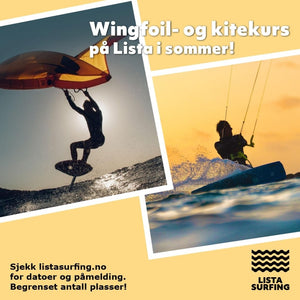 Wingfoil og Kite med ListaSurfing i sommer! - Fluid.no