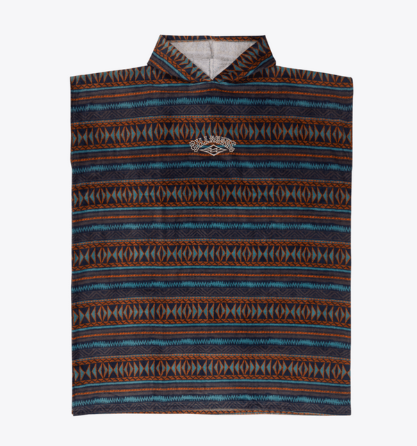 Billabong Men Hooded Poncho CHARCOAL GREY
