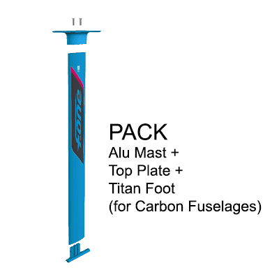 F-One PACK ALU MAST  TITAN 2