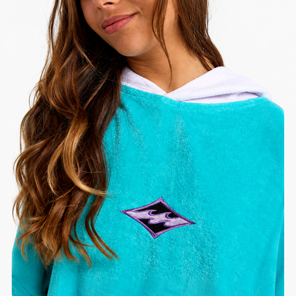 Billabong Womens Hooded Towel Aqua Haze – detalj