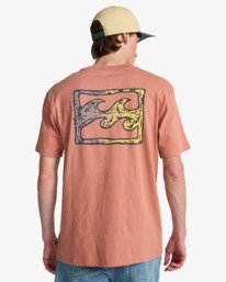 Billabong Crayon Waves T-shirt - Dusty Rose