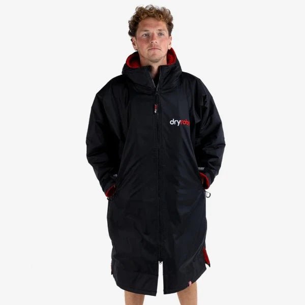 Dryrobe Advance LS Black/Redvåtdrakt - våtdrakt tilbehør - ponchoFluid.no