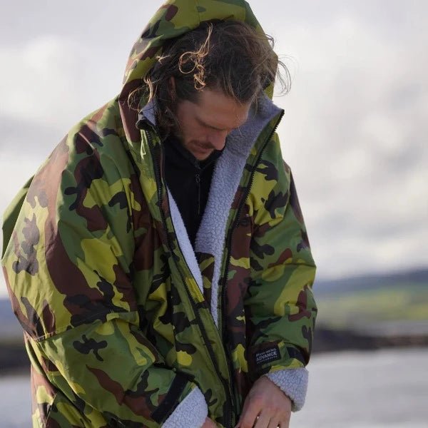 Dryrobe Advance LS Camo/GreyVåtdrakter > PonchoFluid.no