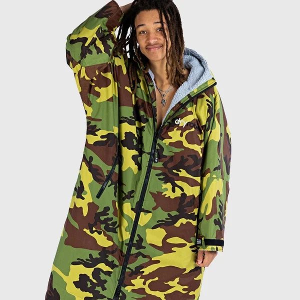 Dryrobe Advance LS Camo/GreyVåtdrakter > PonchoFluid.no