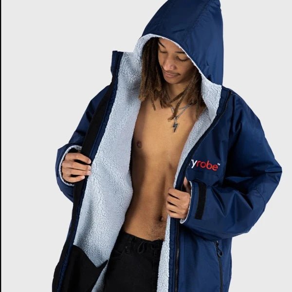 Dryrobe Advance LS Navy/GreyVåtdrakter > PonchoFluid.no