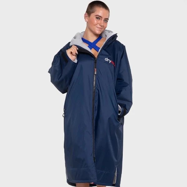 Dryrobe Advance LS Navy/GreyVåtdrakter > PonchoFluid.no