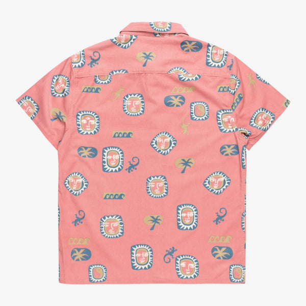 Billabong Solona Cord SS skjorte dusty pink