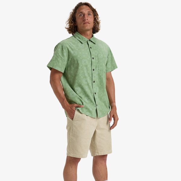 Billabong Solona Cord SS skjorte sage