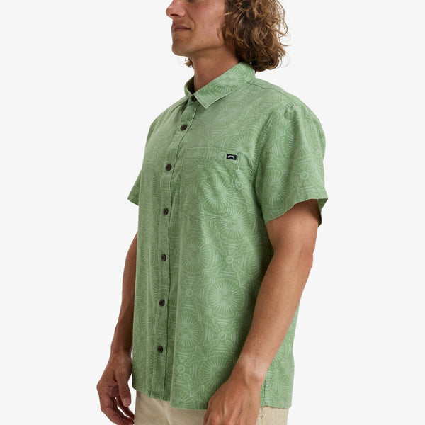 Billabong Solona Cord SS skjorte sage