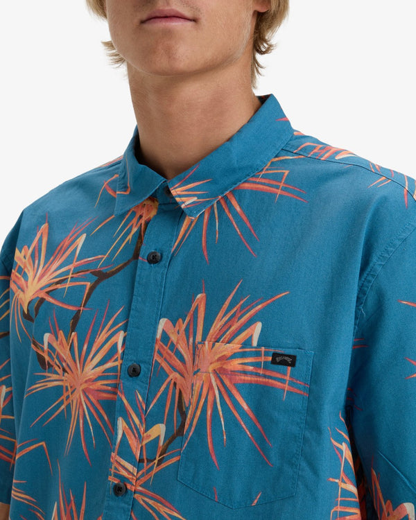 Billabong Sundays SS skjorte glacier blue