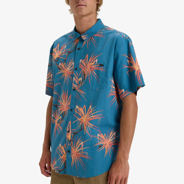 Billabong Sundays SS skjorte glacier blue