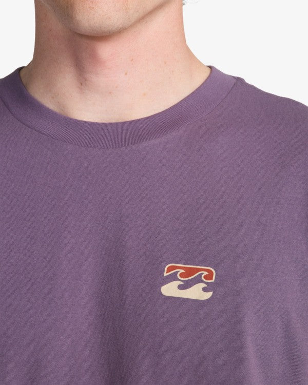 Billabong Icon Waves T-shirt - Lilla