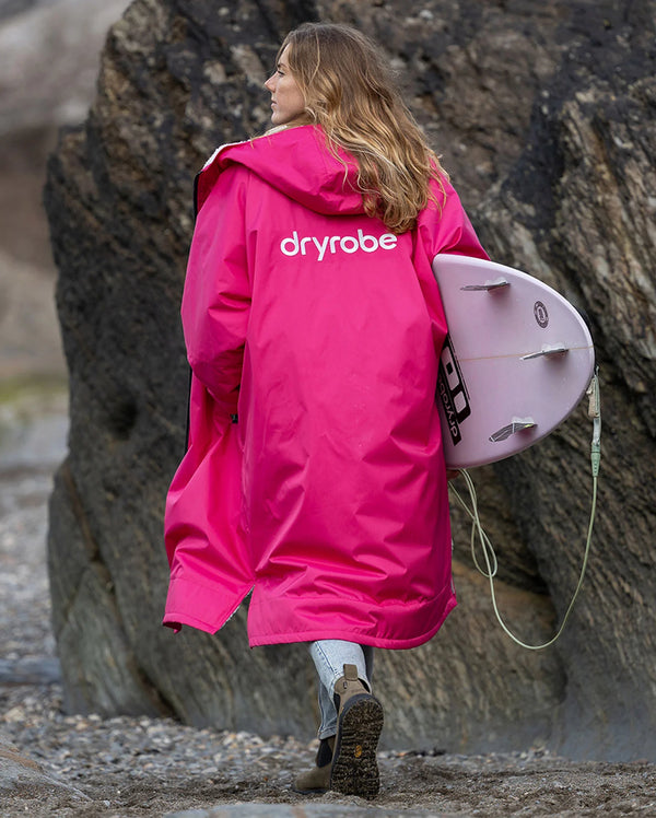 Dryrobe Advance LS Pink/Light Grey