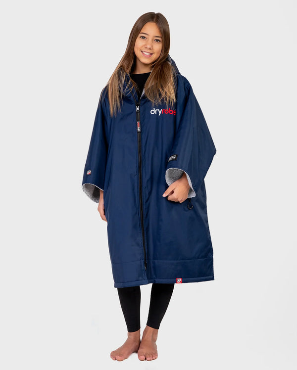 Dryrobe Advance LS Navy/Grey - KIDS