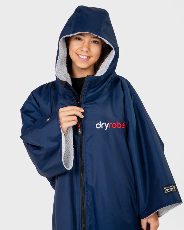 Dryrobe Advance LS Navy/Grey - KIDS
