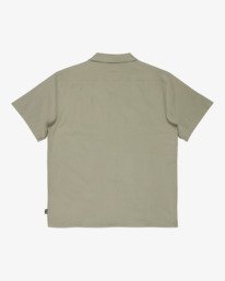 Billabong Vacay Linen SS Skjorte - Moss Green