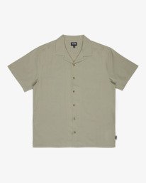 Billabong Vacay Linen SS Skjorte - Moss Green
