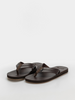 Billabong Mojave Leather Flipflops - Dark Brown