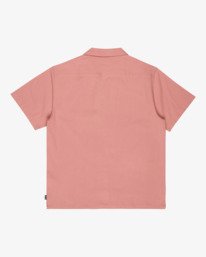 Billabong Vacay Linen SS Skjorte - Dusty Rose
