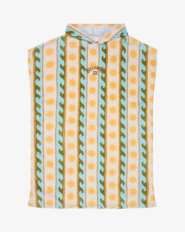 Billabong Womens Poncho Hodded Salt Crystal