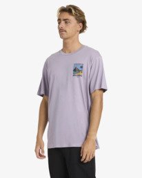 Billabong Post Cards T-shirt - Purple Ash