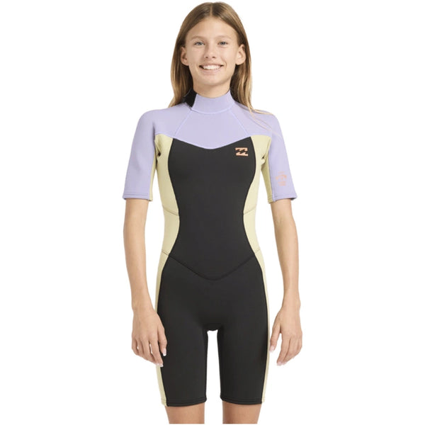 Billabong Teen Synergy 2mm Shorty - Grey Violet