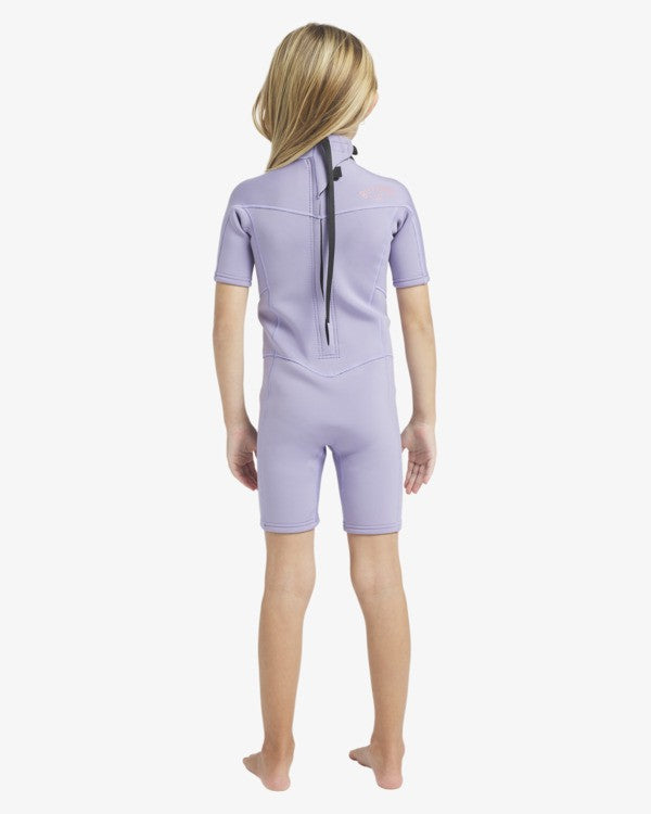 Billabong Toddler Synergy 2mm Shorty - Grey Violet