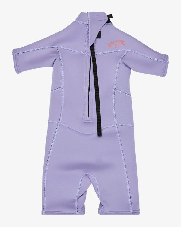 Billabong Toddler Synergy 2mm Shorty - Grey Violet