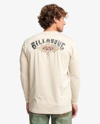 Billabong Solar Flare Rashguard Long Sleeve - Chino
