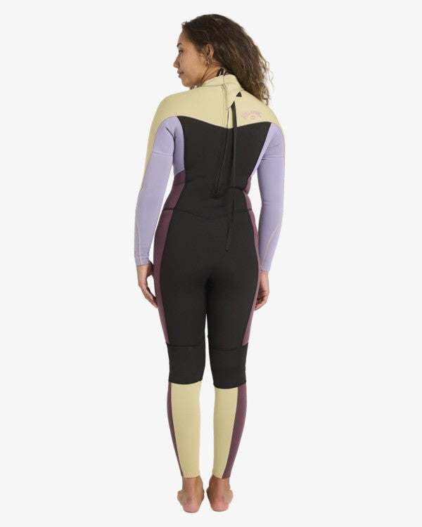 Billabong SYNERGY Back Zip 4/3 - Grey Violet