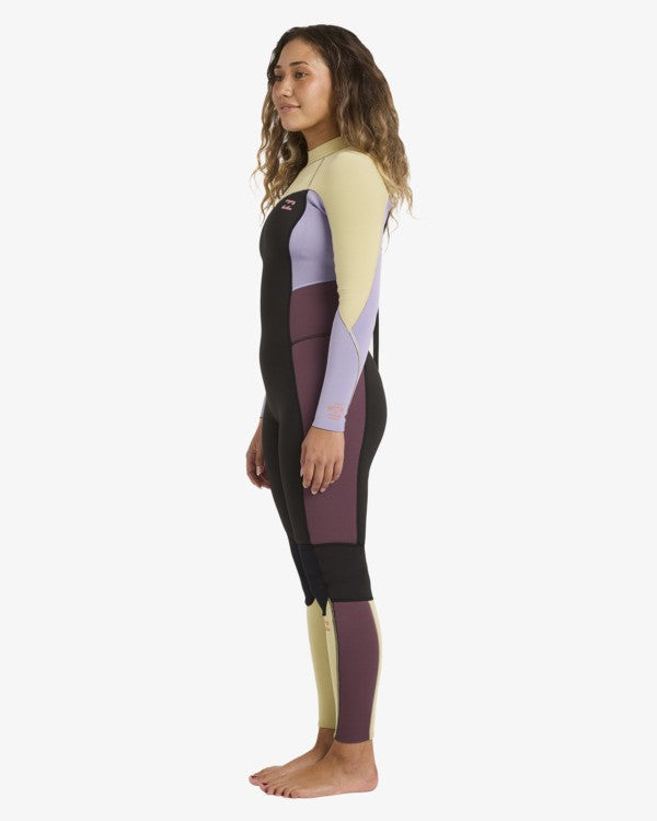 Billabong Synergy Back Zip 3/2 - Grey Violet