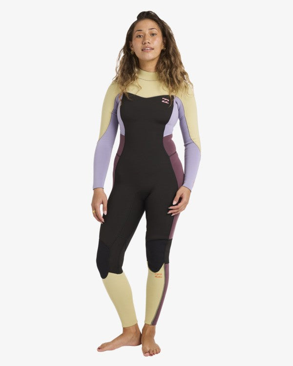 Billabong Synergy Back Zip 5/4 - Grey Violet