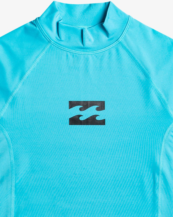 Billabong Waves All Day Rash Junior - Bright Blue
