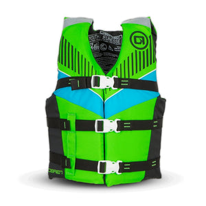 O’Brien Vannsportvest Junior - Nylon - Grønn - 25 - 41 kgVåtdrakter > VesterFluid.no