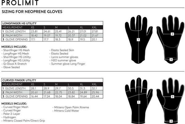 Prolimit hanske Q-Glove X-Strech 6 mm.Våtdrakt - Våtdrakt Hansker - HanskerFluid.no