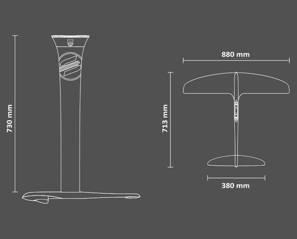 SABFoil Razor Windsurf foilWindsurfing > Windsurfing FoilFluid.no